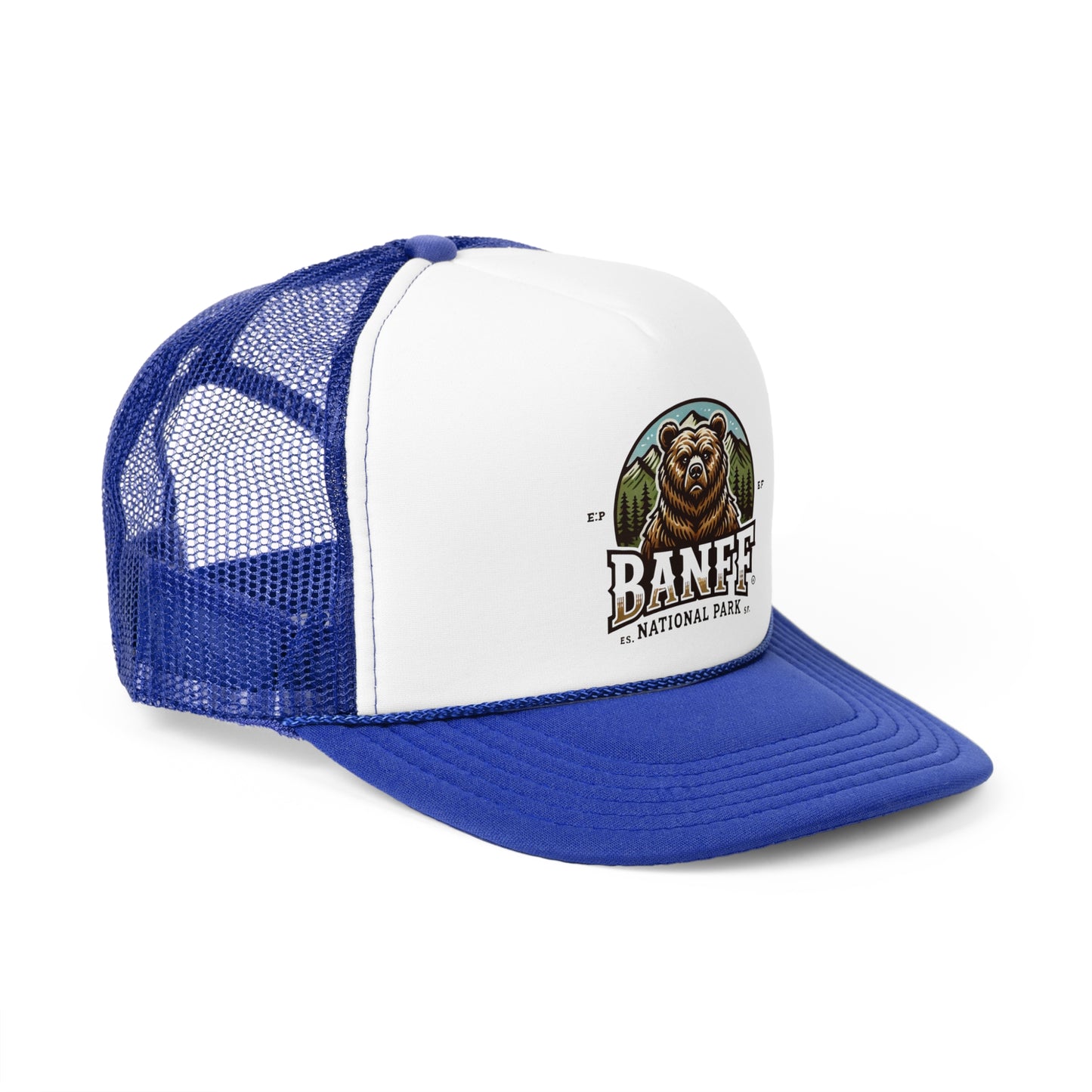 Banff National Park Bear Trucker Cap | Outdoor Adventure Hat